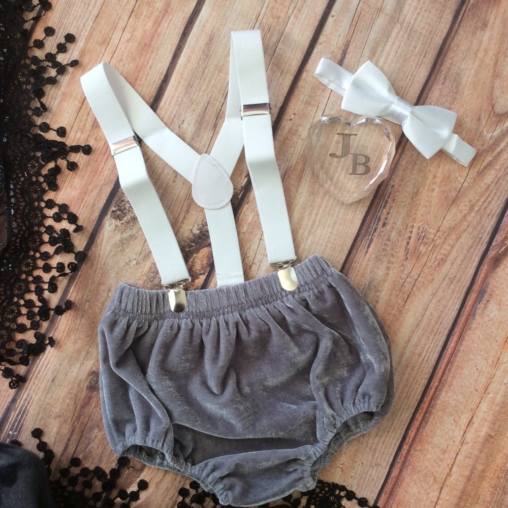 Boutique Baby Boy Birthday Photo Prop - Picture 3 of 3